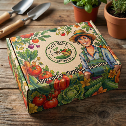 La box potager qui vous guide pas à pas, mois après mois